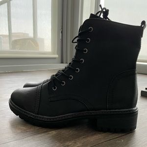 Black Combat Boots